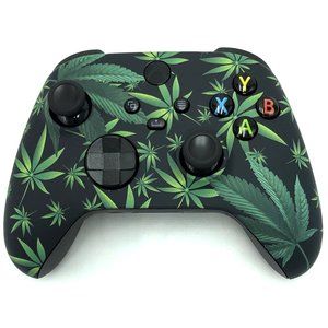 Custom Microsoft Xbox Series X / S Wireless Controller - Green Weeds Leaf